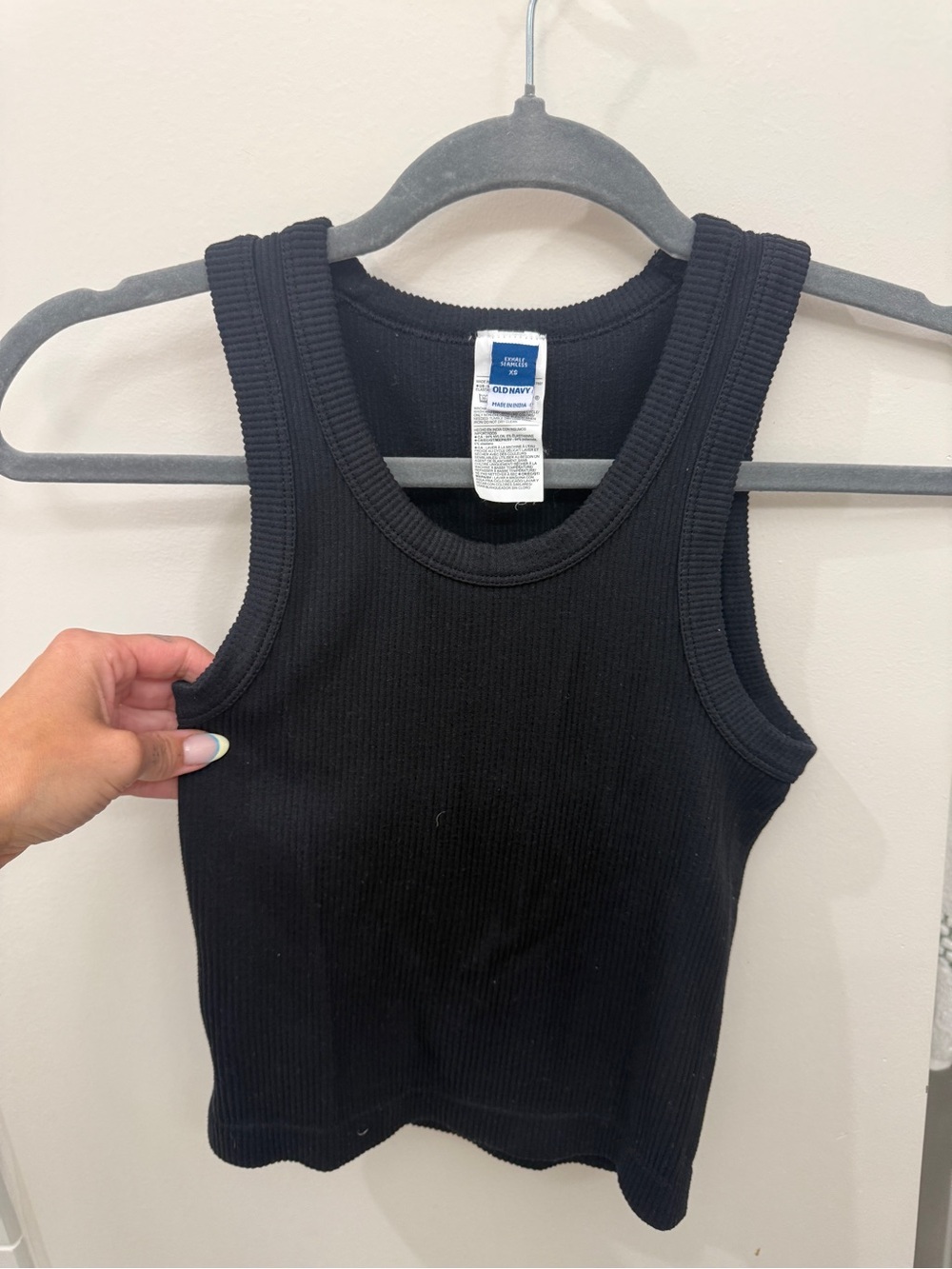 Old Navy Black Ribbed Tank - Women's Sleeveless Knit